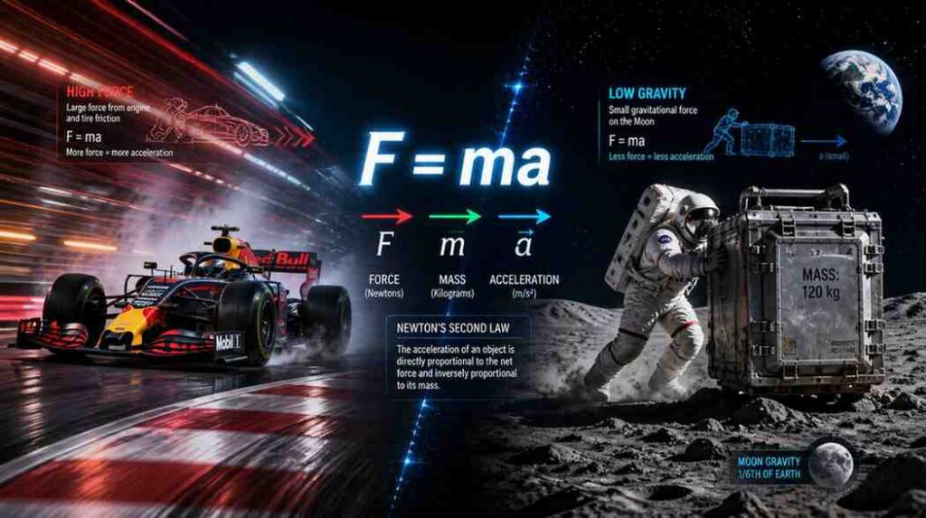 Newton's Second Law (F = ma)